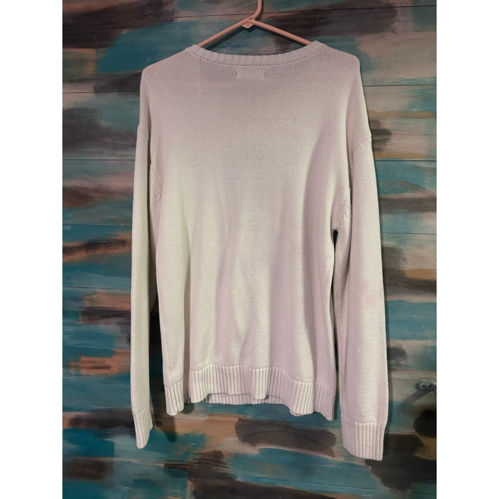 Women's Aeropostale White Bear Crew Neck Sweater M - Picture 2 of 4